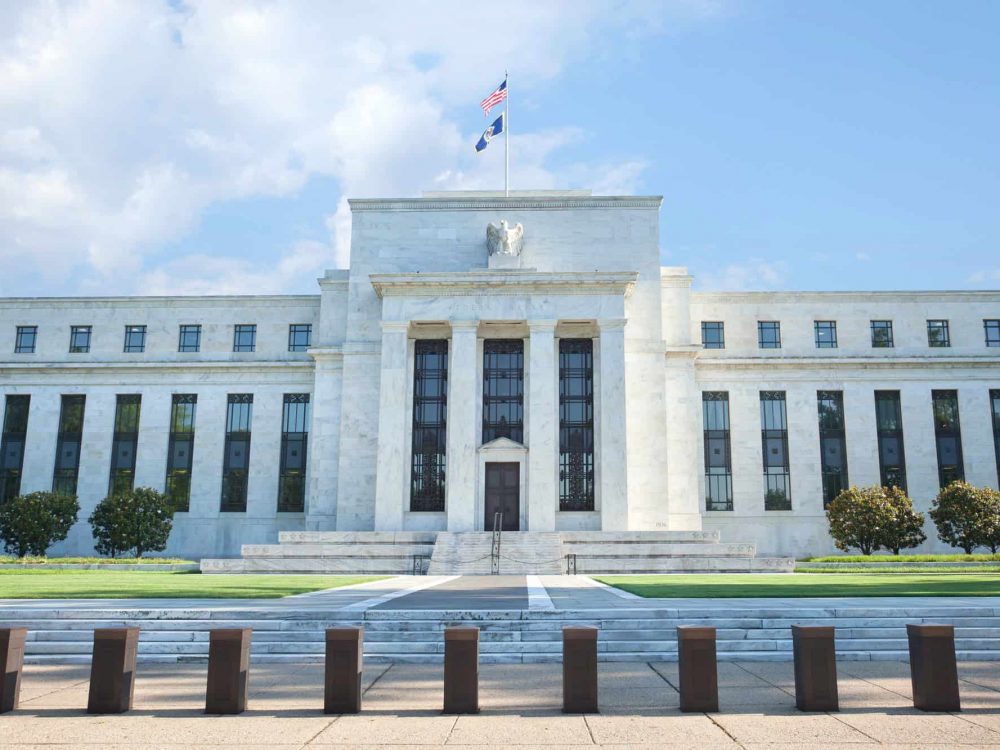 The US Federal Reserve Building in Washington DC